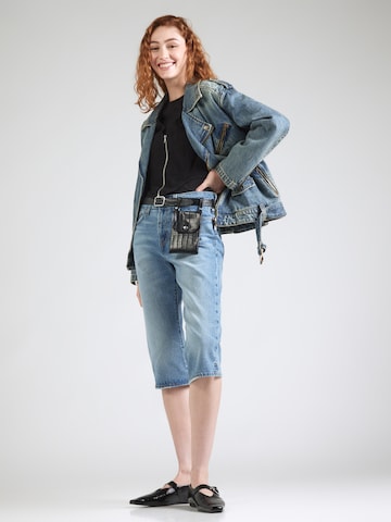 LEVI'S ® Slimfit Jeans 'Wedgie Capri' in Blau