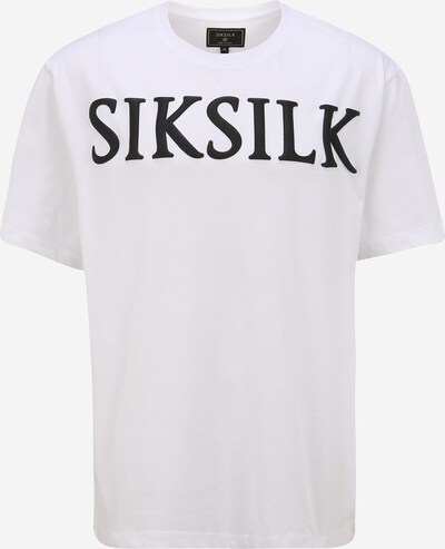 SikSilk Shirt in schwarz / weiß, Produktansicht