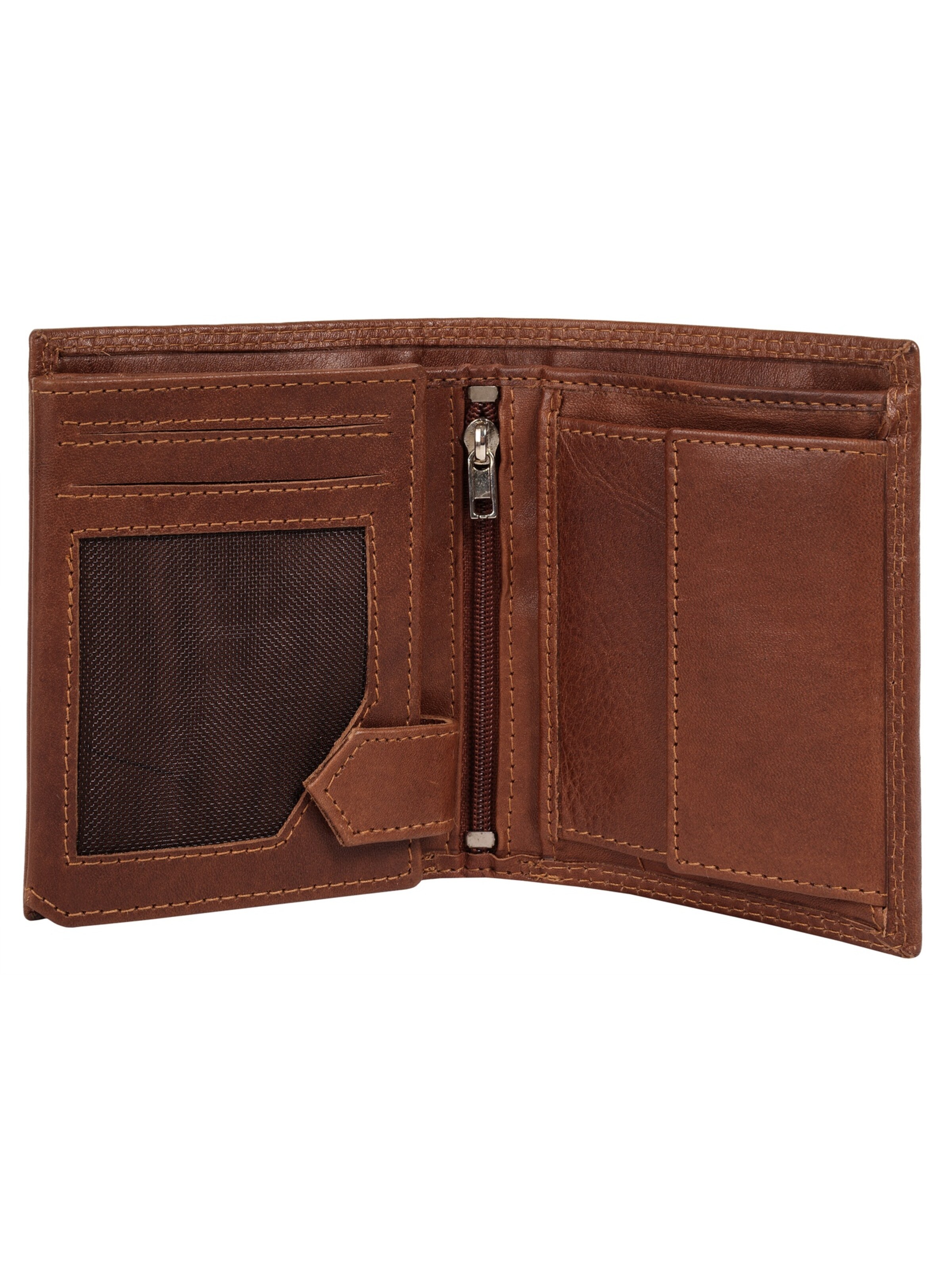 Porte-monnaies piké en marron