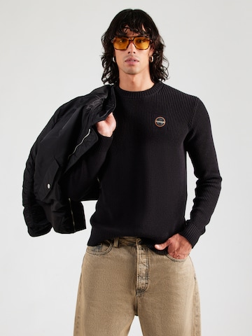 NAPAPIJRI Sweater 'D-Prado' in Black: front