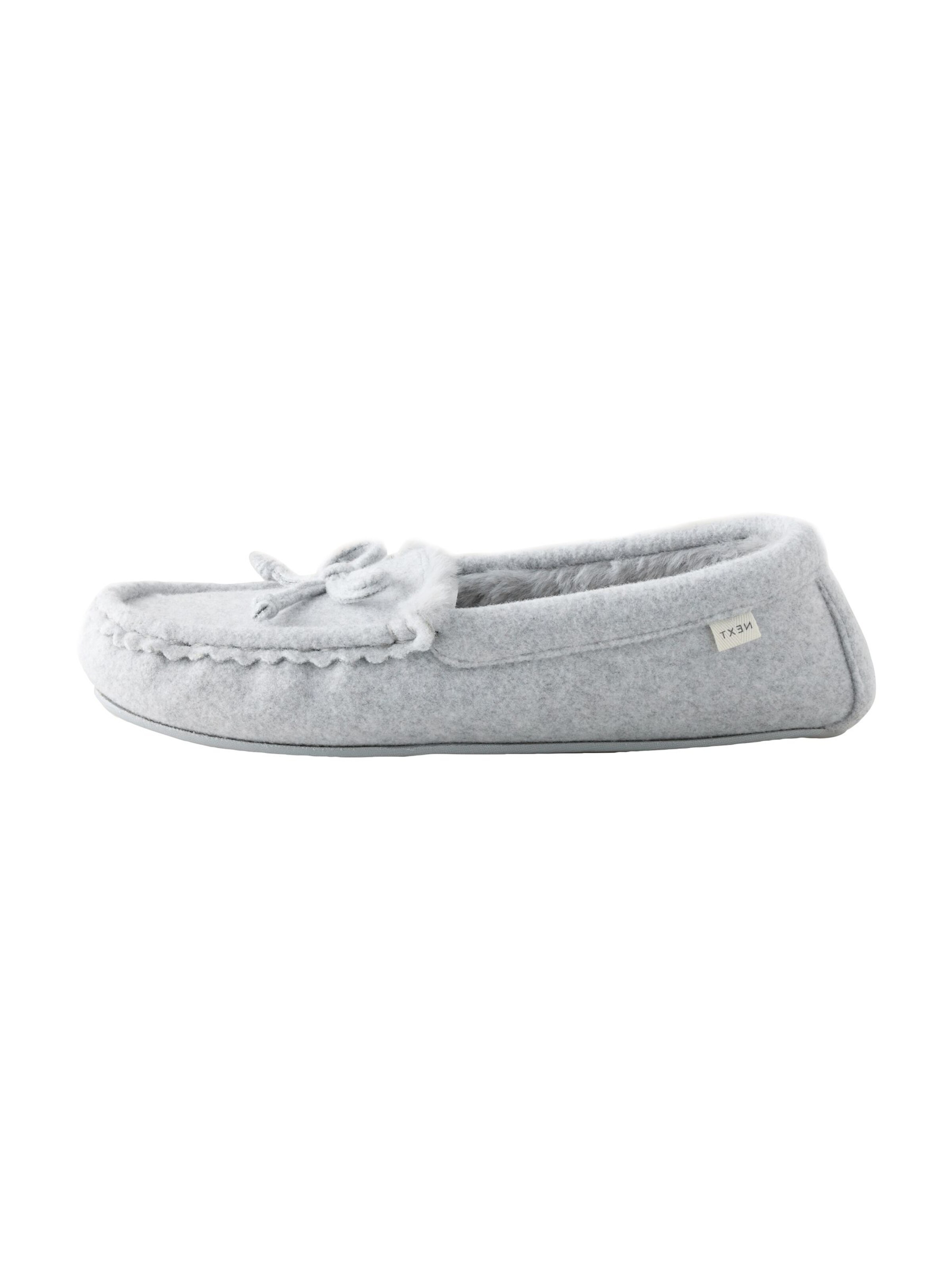 Pantoufle Next en gris : devant