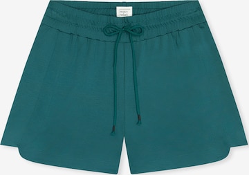 Pantalon de pyjama ' Mix & Relax ' SCHIESSER en vert : devant