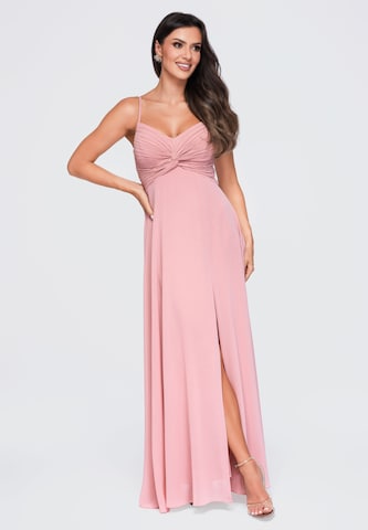 Ombre Evening dress 'LA-OM-DLR416' in Pink: front