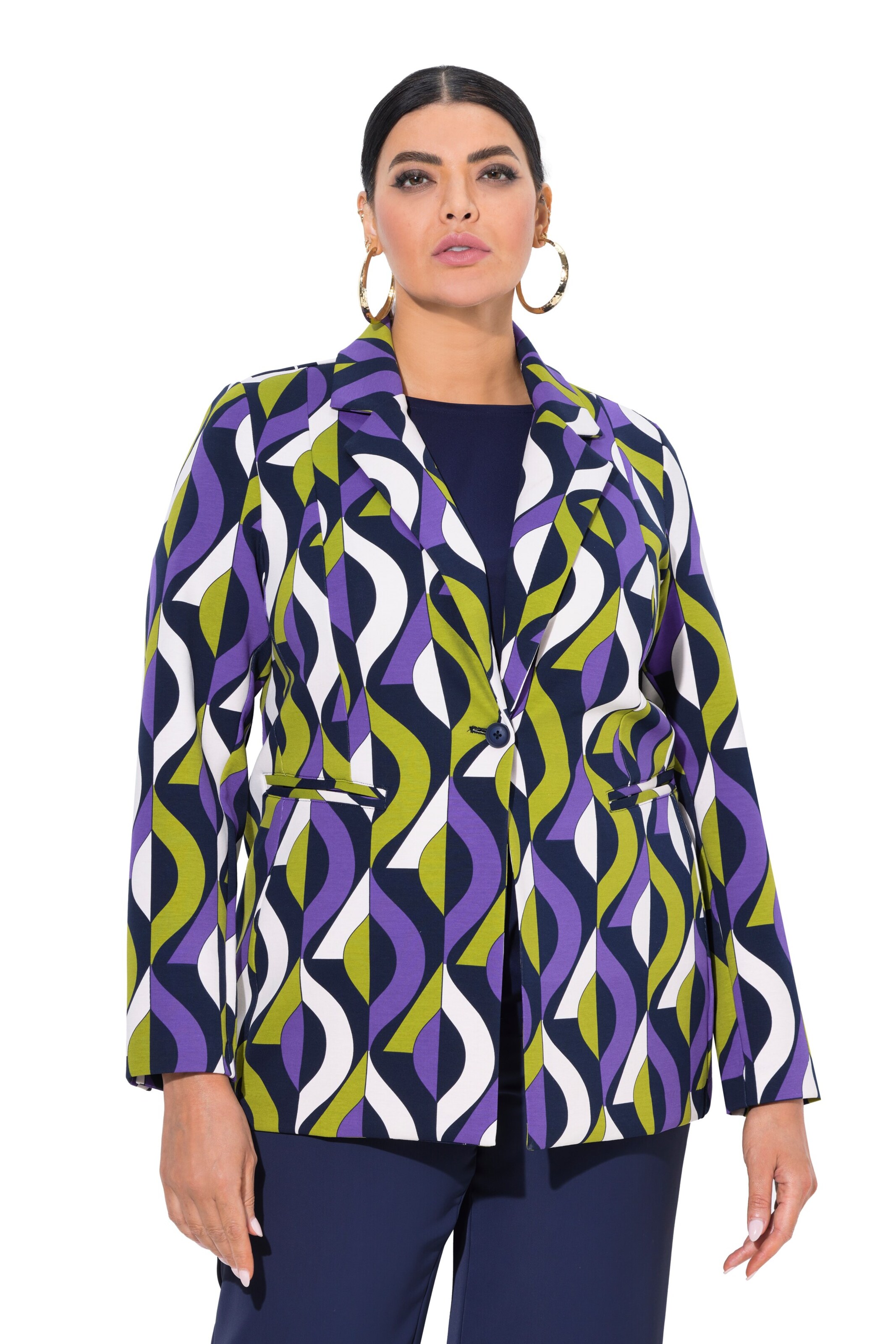 Ulla Popken Blazer in Mixed colours: front