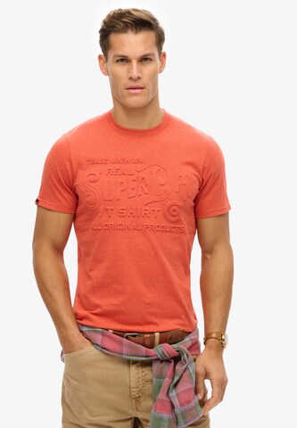 Superdry Shirt in Rood: voorkant