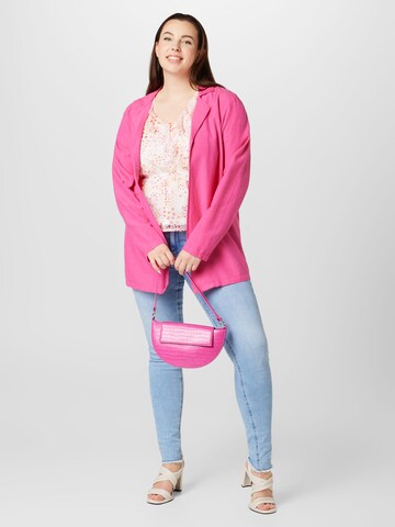 ONLY Carmakoma - Blazer 'BILLIE' en rosa