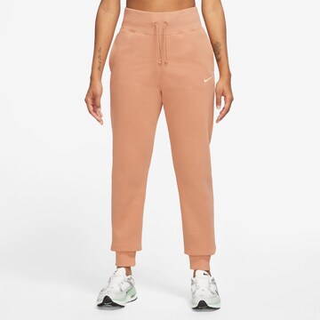 Nike Sportswear Tapered Pants 'Phoenix' in Pink: front