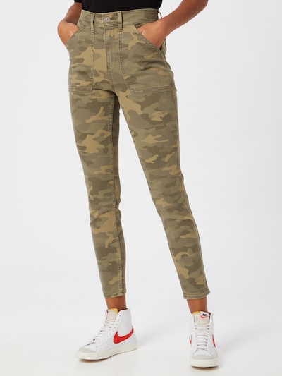 GAP Džíny - šedá / khaki / olivová / tmavě zelená, Model/ka