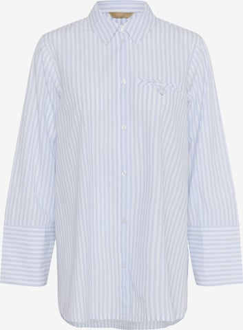 Chemisier 'Beha' CULTURE en bleu : devant