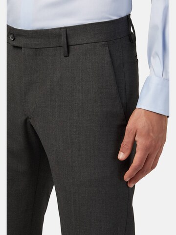 Regular Pantalon à plis Boggi Milano en gris