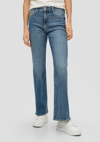 s.Oliver Flared Jeans 'Selena' in Blauw: voorkant