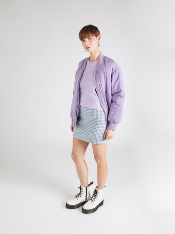 purpurinė MSCH COPENHAGEN Marškinėliai 'Tiffa Logan'