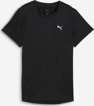 PUMA Toiminnallinen paita 'Tad Essential' värissä meleerattu musta / valkoinen, Tuotenäkymä