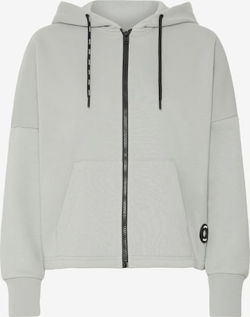 Oxmo Sweatjacke 'Sanice' in Grau: Vorderseite