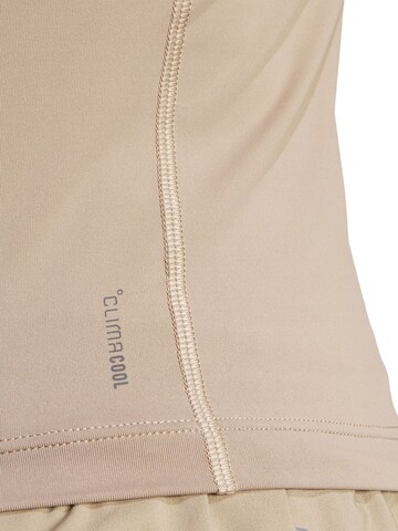 ADIDAS PERFORMANCE Sporttop 'OPTIME' in Beige