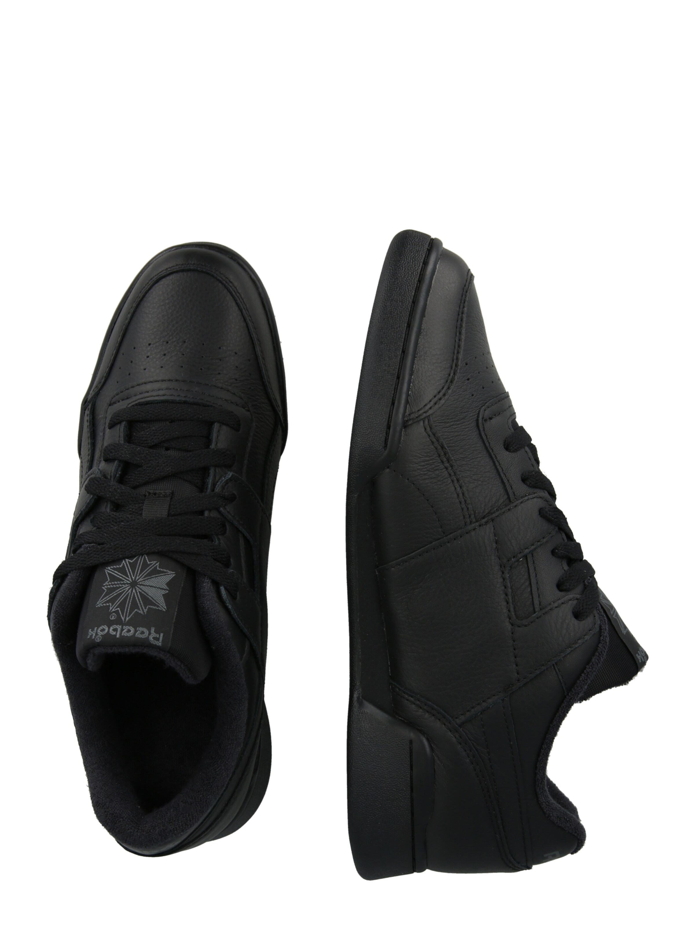 Reebok Madalad ketsid 'WORKOUT PLUS', värv must