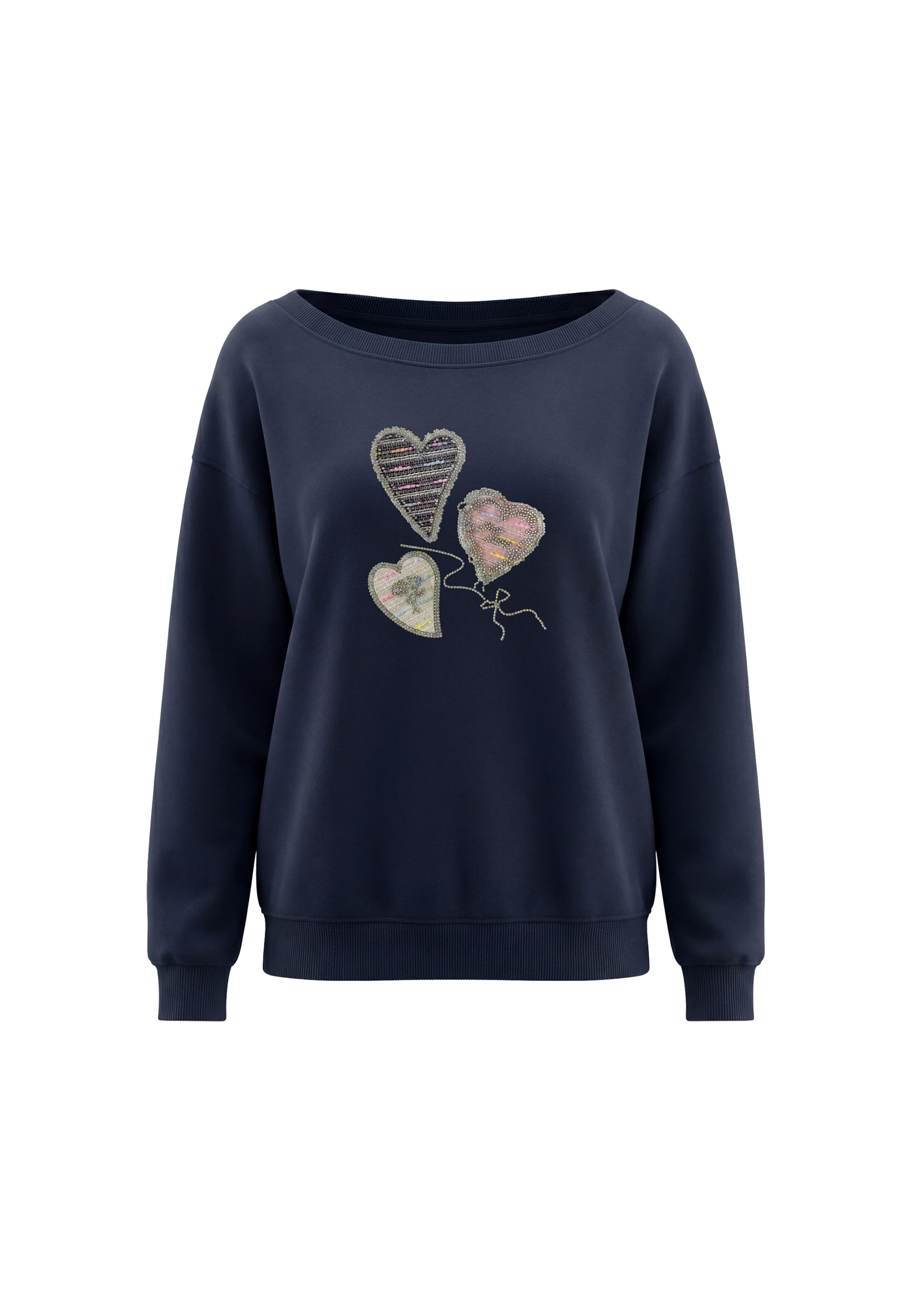 Sweat-shirt MYMO en bleu : devant