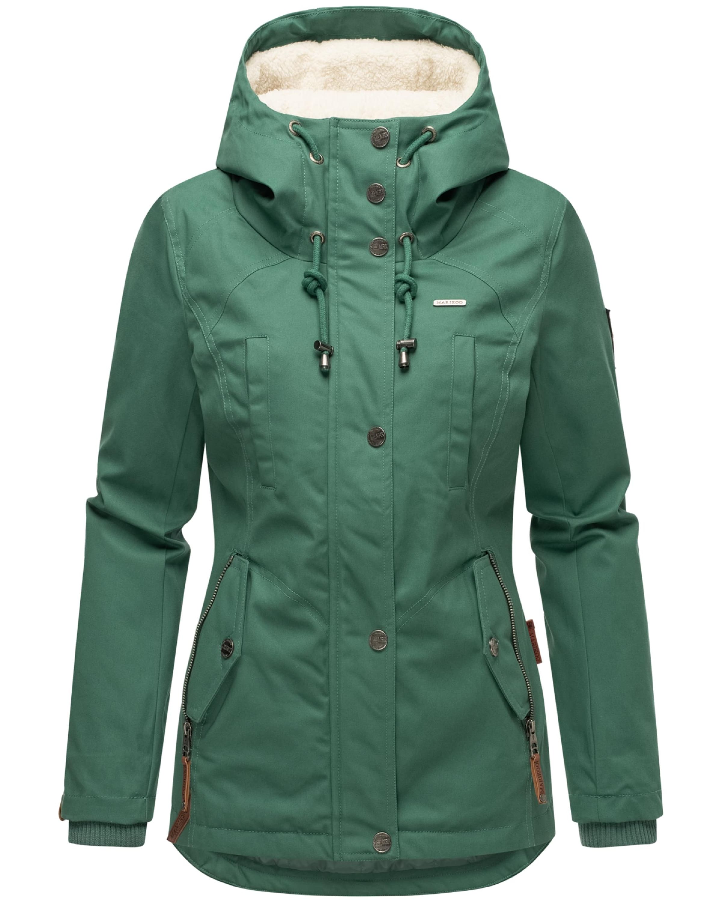 MARIKOO Зимняя парка 'Bikoo' в Зеленый