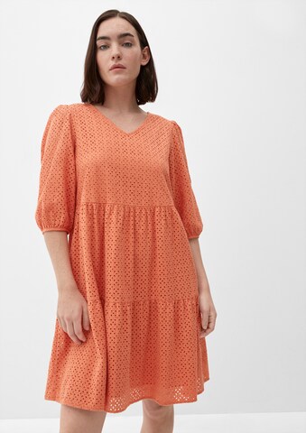 Robe s.Oliver en orange : devant