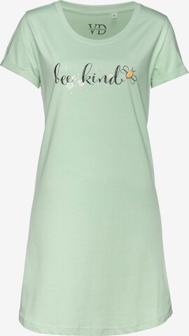 VIVANCE Nightgown 'Dreams' in Green: front