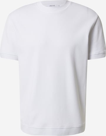 DAN FOX APPAREL Koszulka 'Christos' w kolorze biały: przód