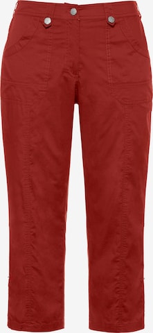 Ulla Popken Regular Hose in Rot: predná strana