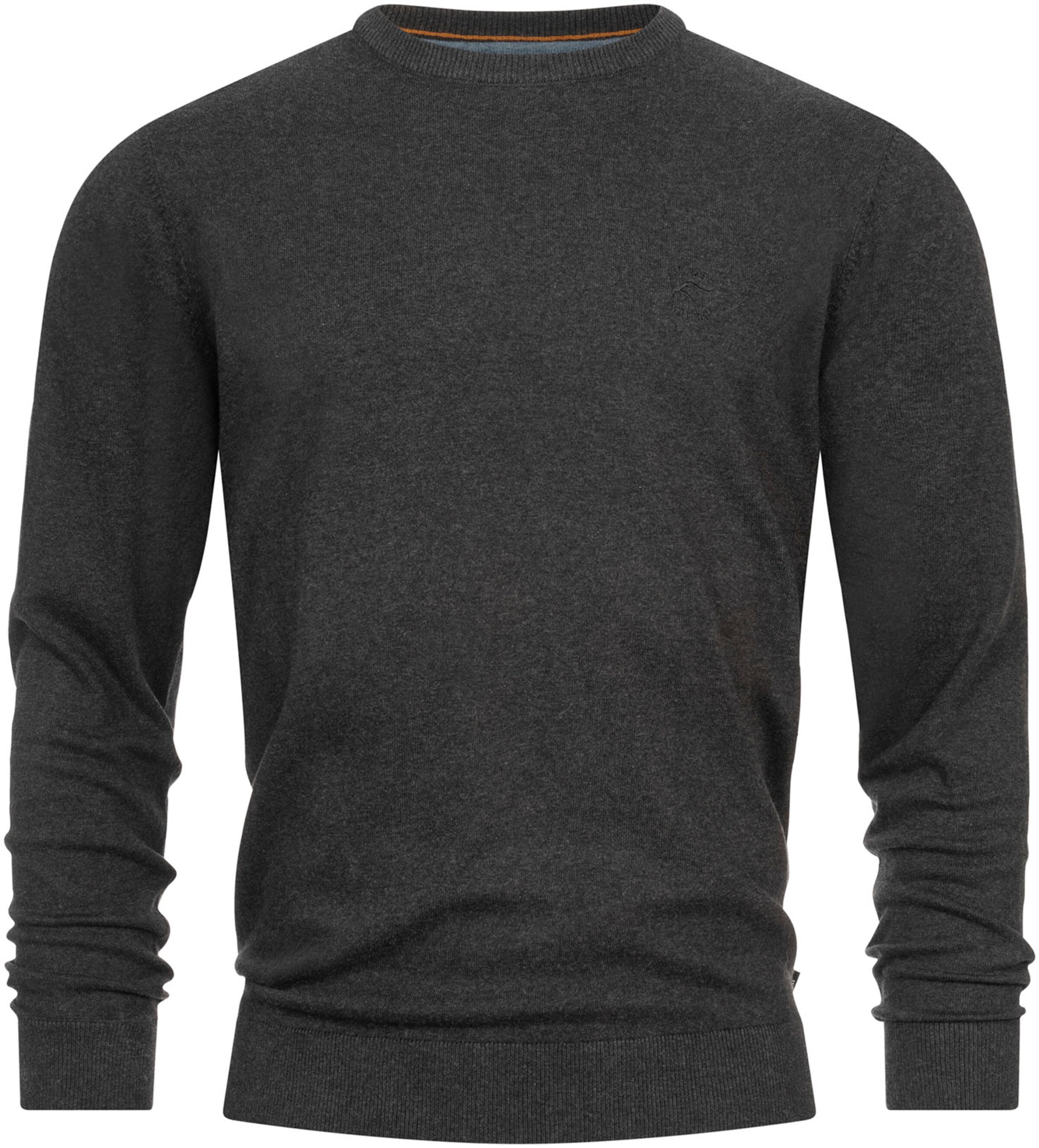 INDICODE JEANS Sweater in Grey: front