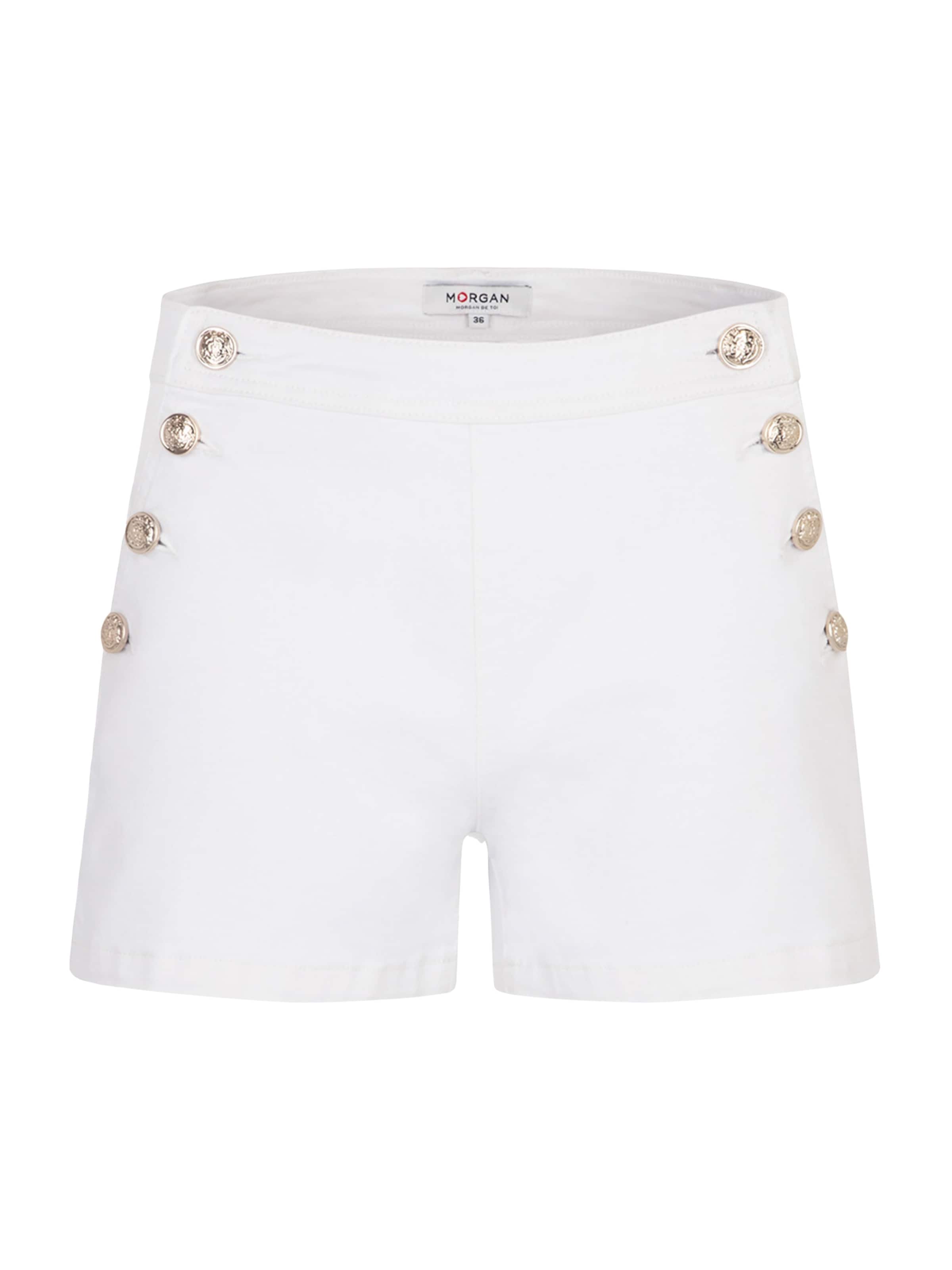 Morgan Regular Shorts in Weiß: Vorderseite