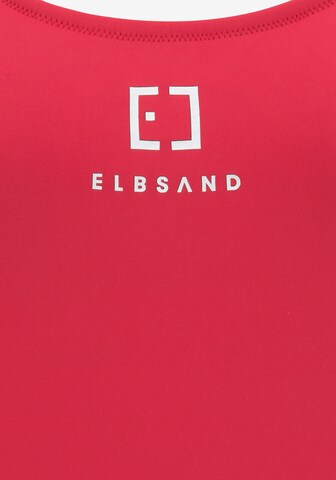 Elbsand Bustier Badeanzug in Rot