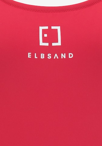 Elbsand Bustier Badeanzug in Rot