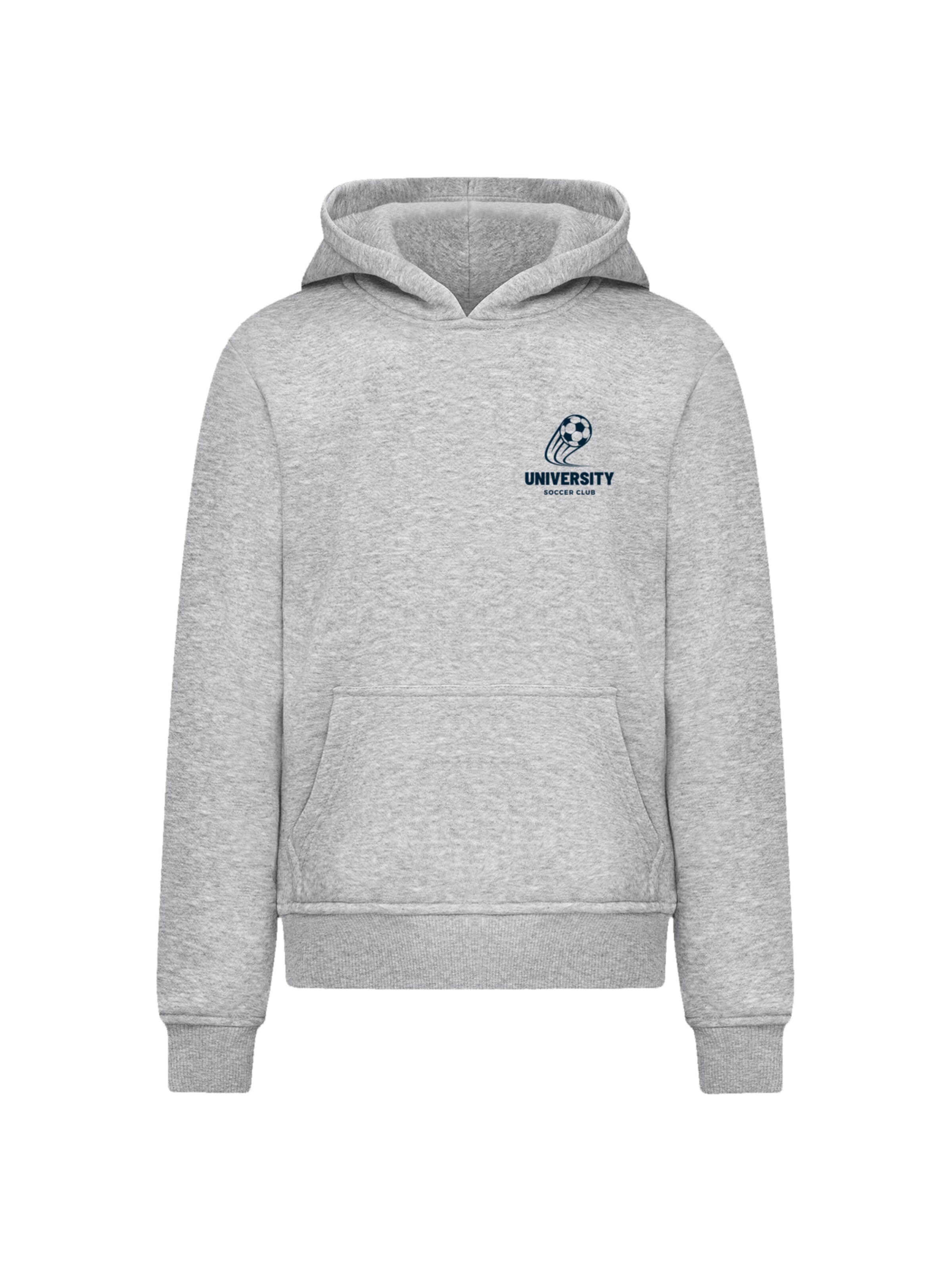 Sweat-shirt 'University Soccer Club Classic Minimalist' F4NT4STIC en gris : devant