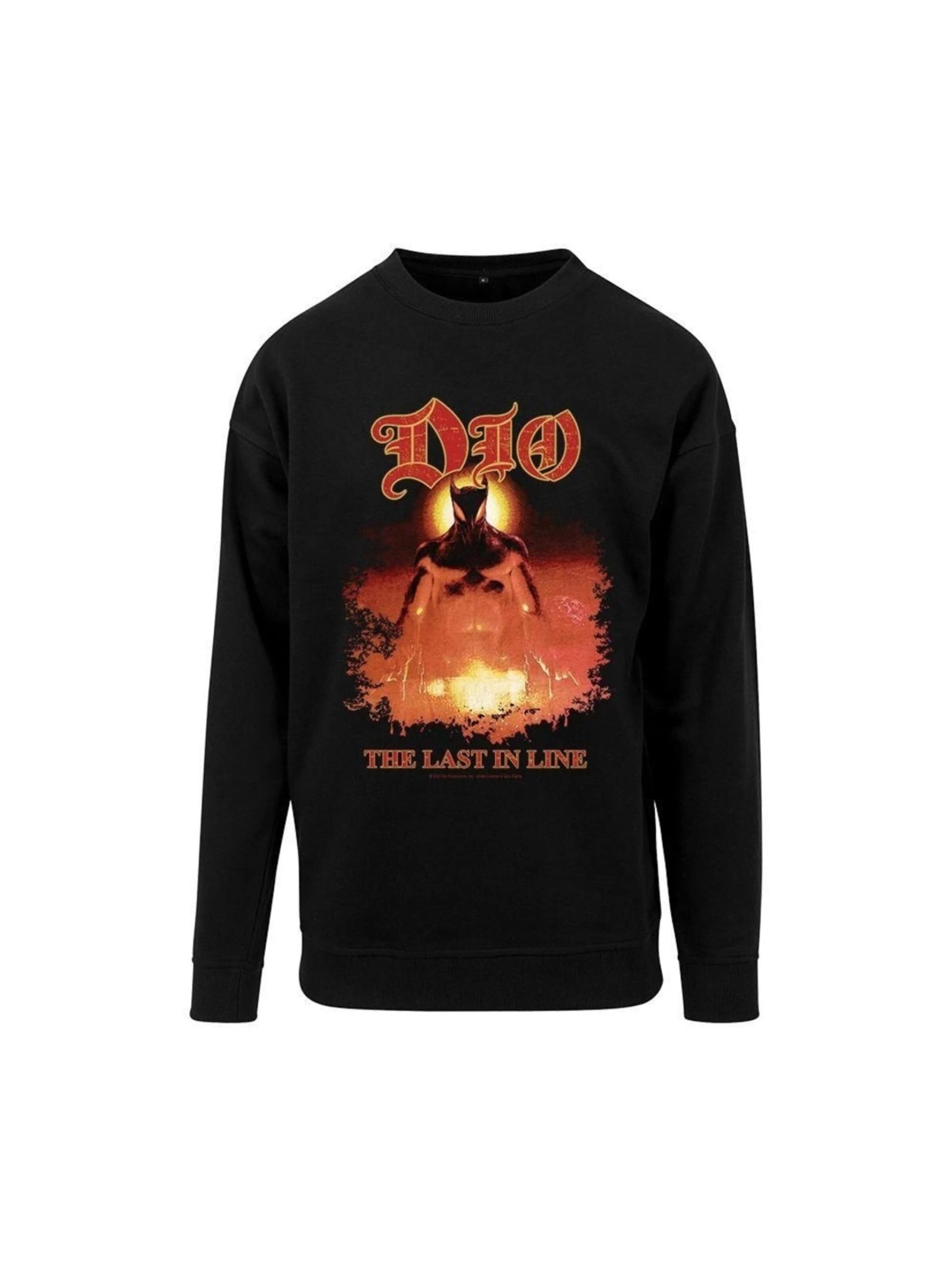 Sweat-shirt 'Dio Last in Line  Sweatshirt Sweatshirt' Rockshirts en noir : devant