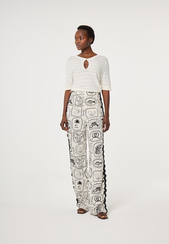 Fabienne Chapot Wide leg Broek in Beige