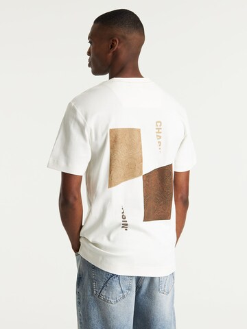 T-Shirt 'Reco' CHASIN' en blanc