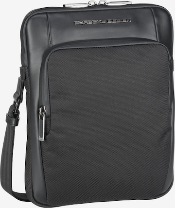 Borsa a tracolla di Porsche Design in nero: frontale