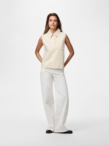 PIECES Blouse 'PCGrace' in Beige