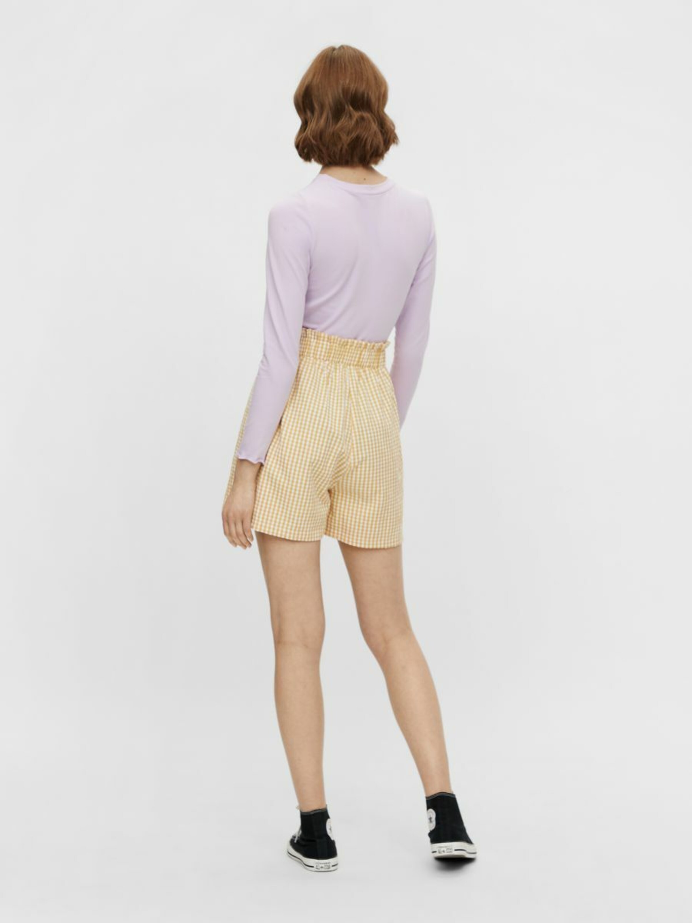 Frauen Hosen PIECES Shorts 'Nina' in Goldgelb - VS52738 Frauen Hosen PIECES Shorts 'Nina' in Goldgelb - VS52738