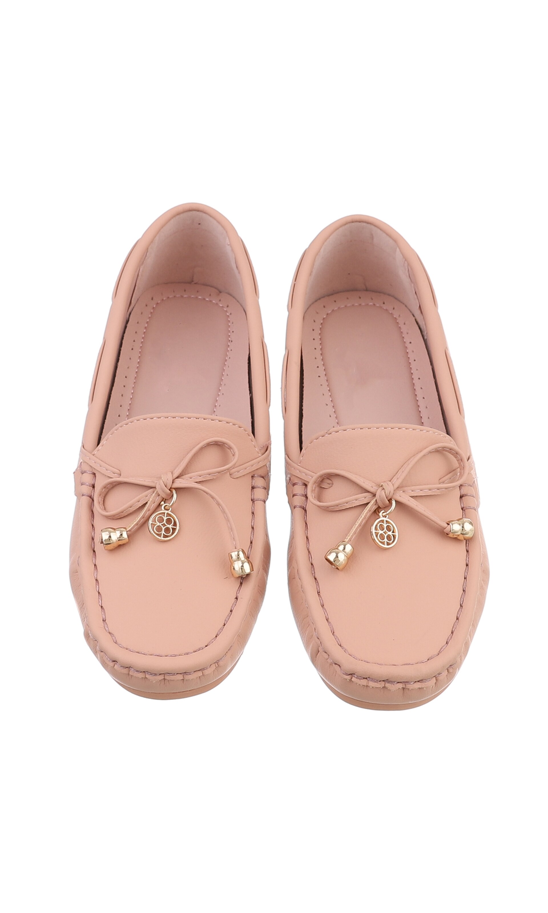 Ital-Design Moccasins in Pink