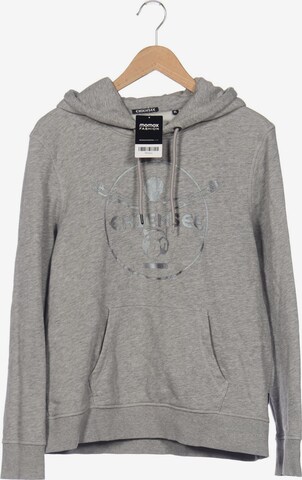 CHIEMSEE Sweatshirt & Zip-Up Hoodie in XL in Grey: front