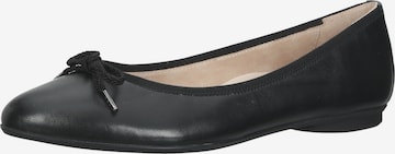 Paul Green Ballet Flats in Black: front