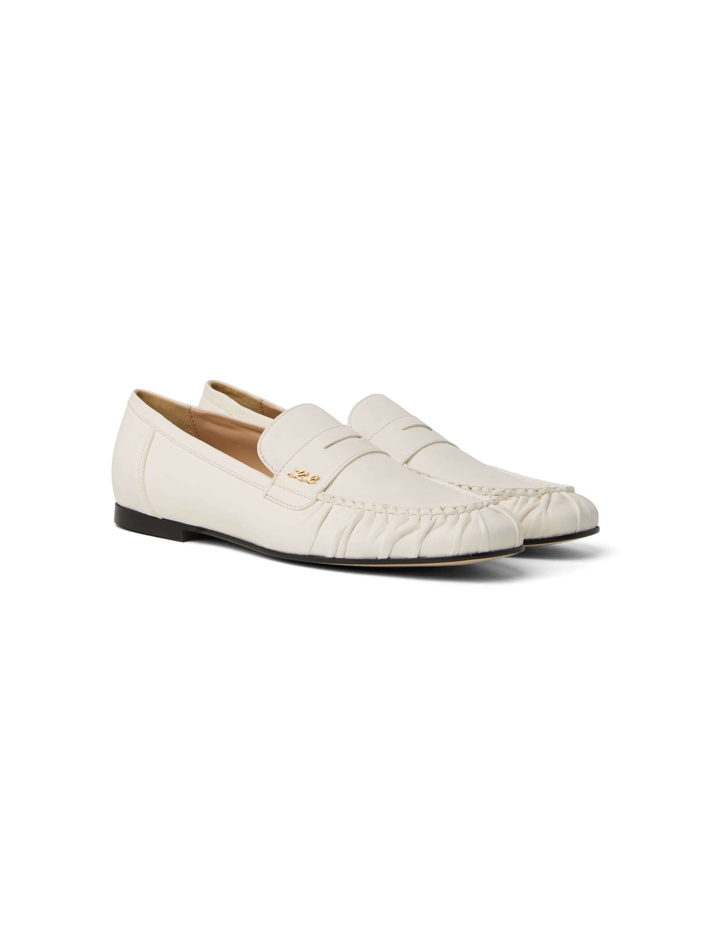 Karl Lagerfeld - Zapatillas 'Eleia' en blanco: frente
