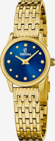 Montre à affichage analogique FESTINA en bleu : devant