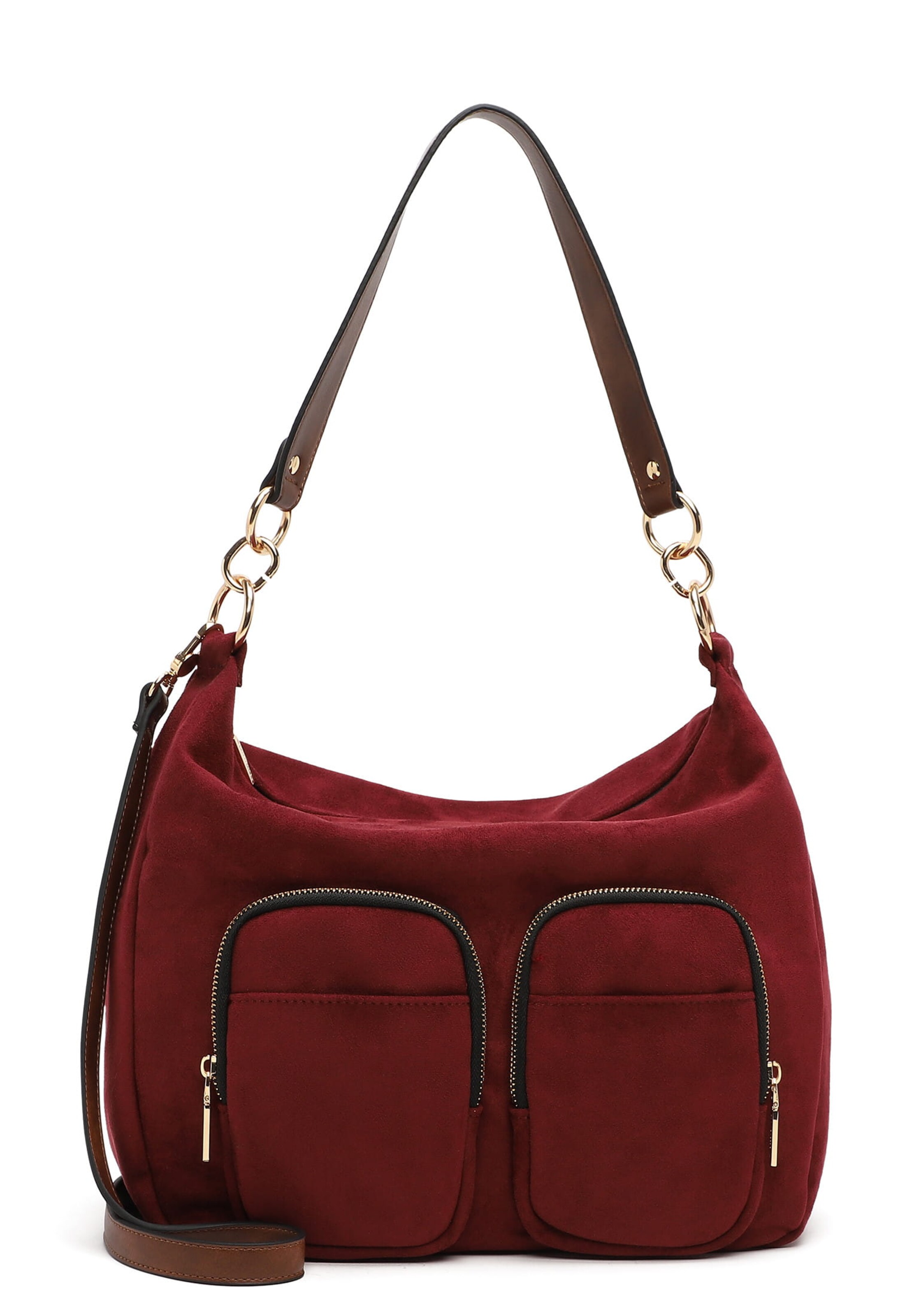 Borsa a sacco di Tamaris in rosso: frontale