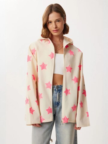 Happiness İstanbul Jacke in Beige: Vorderseite