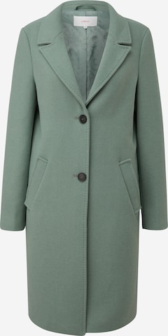 Cappotto di mezza stagione di s.Oliver in verde: frontale