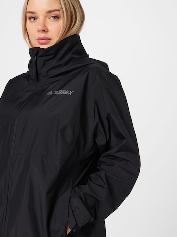 ADIDAS TERREX Outdoorjacke 'Multi Rain.Rdy Two-Layer Rain ' in Schwarz