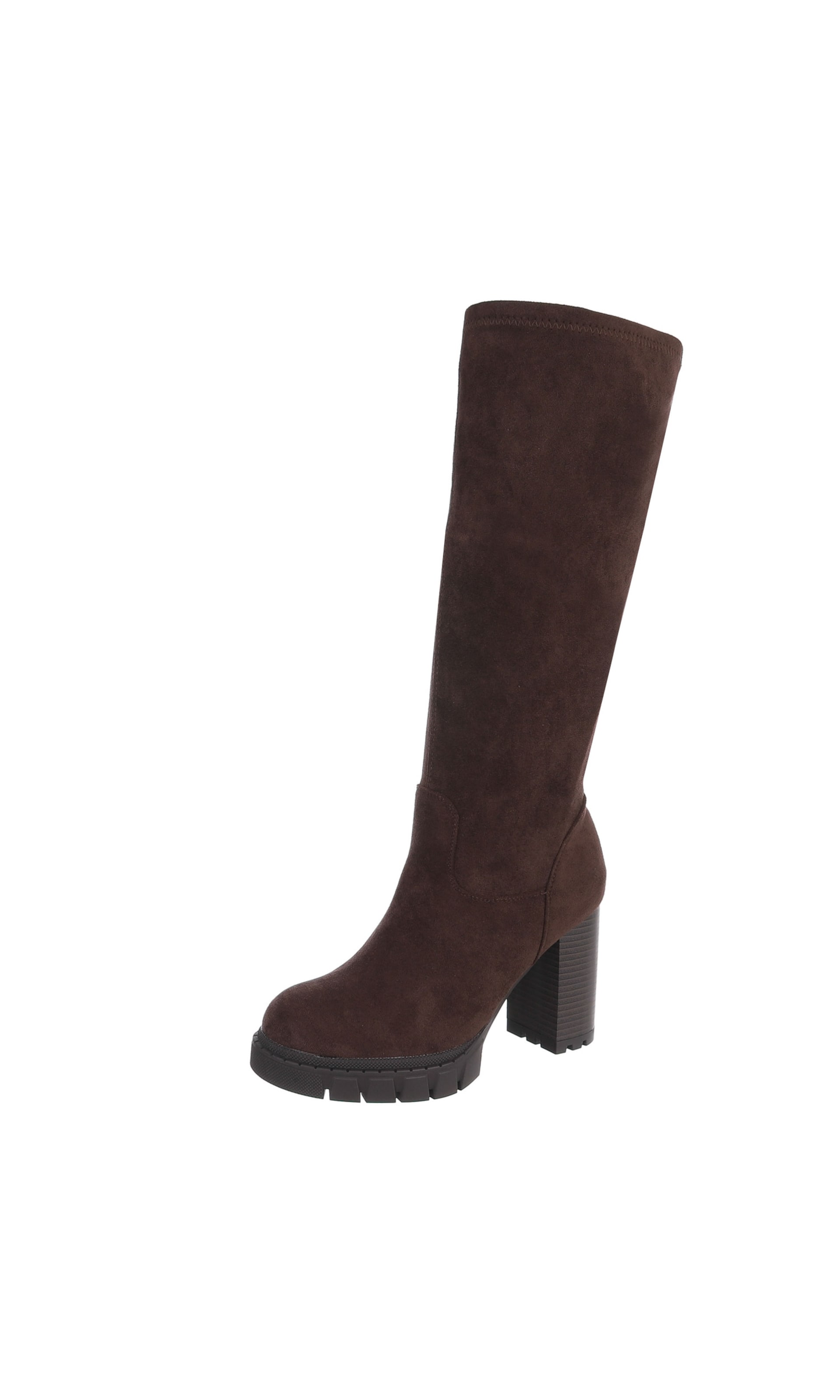 Ital-Design Stiefel in Braun: Vorderseite