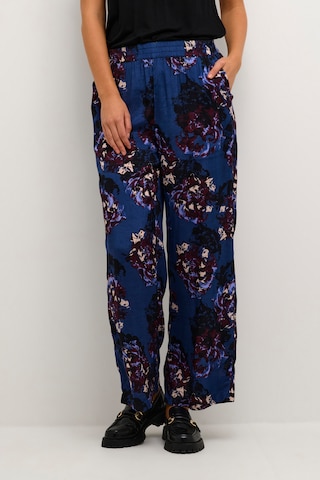 Loosefit Pantalon 'Jilli' Kaffe en bleu : devant