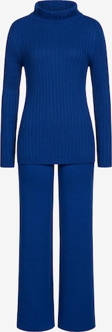 Pantalons de tailleur Anushka en bleu : devant