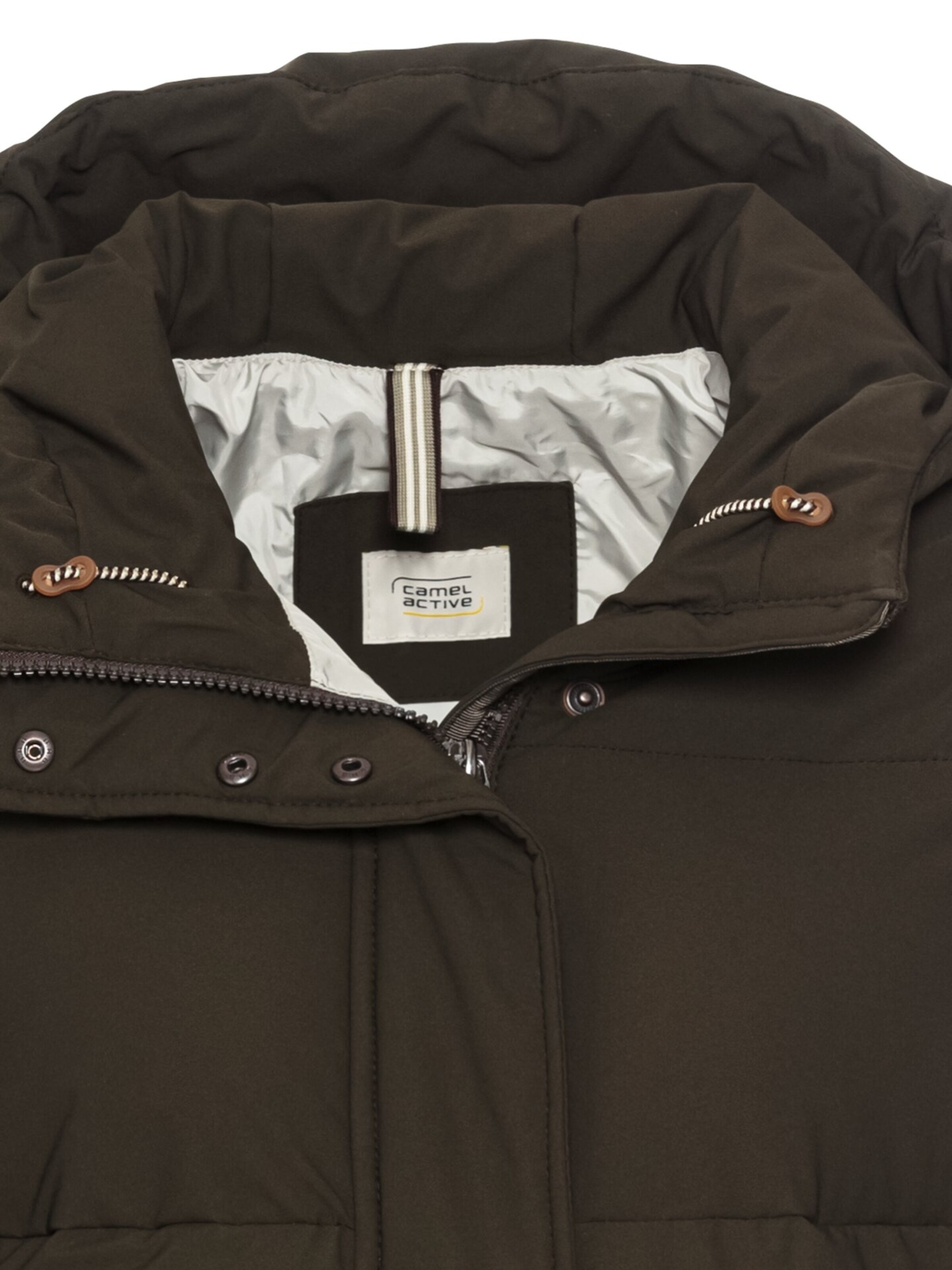 CAMEL ACTIVE Gesteppte Jacke mit daunenartiger Füllung in Grün